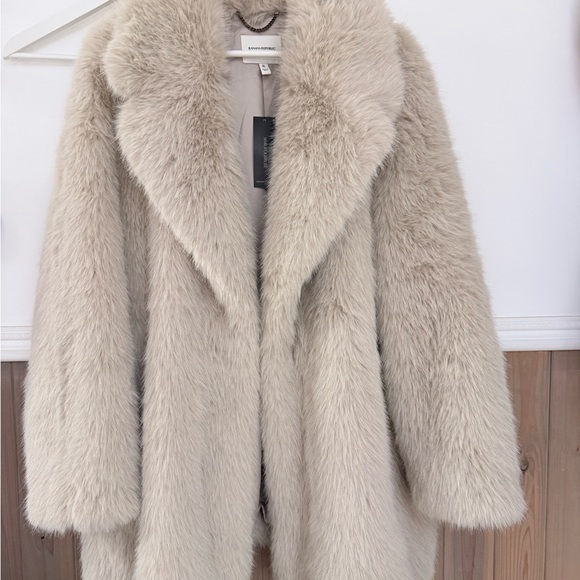 Banana Republic faux fur teddy Jacket XL new - Picture 10 of 10